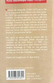 Un thé chez les éléphants ; retour au Kenya - Couverture - Format classique