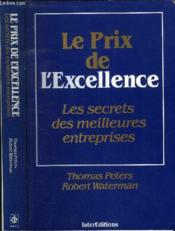 Le Prix De L'Excellence - Couverture - Format classique