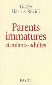 Parents immatures et enfants-adultes - Intérieur - Format classique