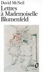 Lettres à Mademoiselle Blumenfeld - Couverture - Format classique