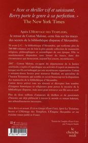 L'énigme Alexandrie - 4ème de couverture - Format classique