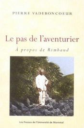 Études françaises ; le pas de l'aventurier ; à propos de Rimbaud - Intérieur - Format classique