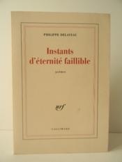 Instants D'Eternite Faillible. - Couverture - Format classique
