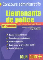 Lieutenants de police - 4eme edition - Intérieur - Format classique