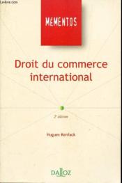 Droit du commerce international (2e édition) - Couverture - Format classique