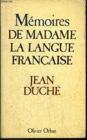 Memoires Mme Langue Francaise - Couverture - Format classique