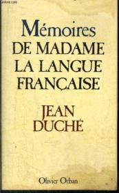 Memoires Mme Langue Francaise - Couverture - Format classique
