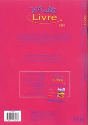 CM2 ; cahier d'exercices (édition 2004) - 4ème de couverture - Format classique