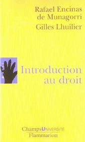 Introduction Au Droit - Intérieur - Format classique