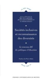 Sociétés inclusives et reconnaissance des diversités - Couverture - Format classique