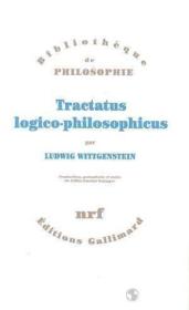 Tractatus logico-philosophicus - Couverture - Format classique