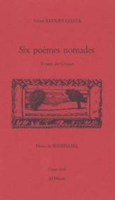 Six Poemes Nomades - Couverture - Format classique