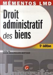 Droit administratif des biens (5e édition)  - Beauregard/Berthier 
