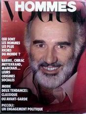 Vogue Hommes N°8 du 01/02/1978 - Couverture - Format classique