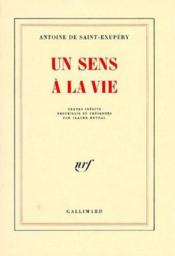 Un sens à la vie - Couverture - Format classique