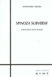 Spinoza subversif - Intérieur - Format classique