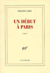Un Debut A Paris - Couverture - Format classique
