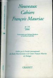 Nouveaux cahiers François Mauriac t.14 - Couverture - Format classique