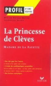 La princesse de Clèves de madame de La Fayette - Couverture - Format classique