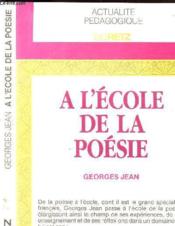 A L Ecole De La Poesie - Couverture - Format classique
