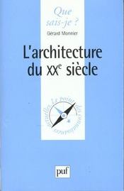 L'architecture du XX siècle - Intérieur - Format classique