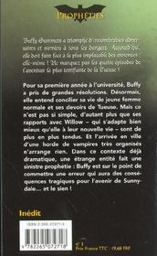 Buffy contre les vampires T.25 ; la tueuse perdue t.1 ; prophéties - 4ème de couverture - Format classique