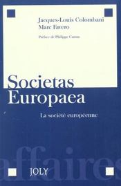 Societas europaea. la societe europeenne - Intérieur - Format classique