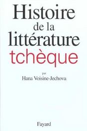 Histoire de la litterature tcheque - Intérieur - Format classique