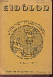 Eaux. 1. Eaux. Aqua(cri)tiques ou Histoires d'eaux. Volume : 1 - Couverture - Format classique