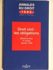 Droit Civil: Les Obligations - Intérieur - Format classique