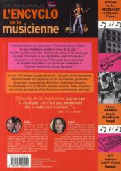 L'encyclo de la musicienne - 4ème de couverture - Format classique