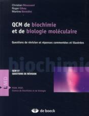 QCM de biochimie et biologie moléculaire - Couverture - Format classique
