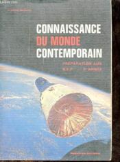Connaissance du monde contemporain - Préparation aux B.e.p. 2e année. - Couverture - Format classique