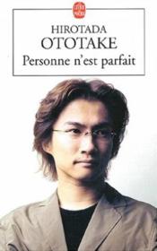 Personne n'est parfait - Couverture - Format classique