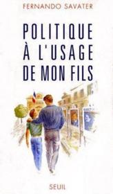 Politique à l'usage de mon fils - Couverture - Format classique