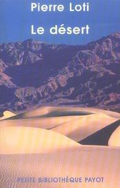 Le desert - fermeture et bascule vers 9782228922968 - Intérieur - Format classique