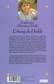 Les dames de brieres - tome 2 - l'etang du diable - 4ème de couverture - Format classique