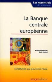 La banque centrale européenne - Couverture - Format classique