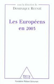 Les europeens en 2003 - Intérieur - Format classique