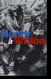Mourir à Verdun - Couverture - Format classique