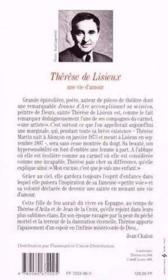 Thérèse de Lisieux, une vie d'amour - Couverture - Format classique