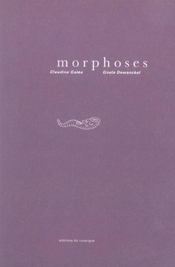 Morphoses - Intérieur - Format classique