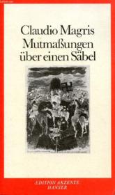 Mutmaßungen über einen Säbel - Couverture - Format classique