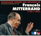 53 discours historiques  - François Mitterrand 