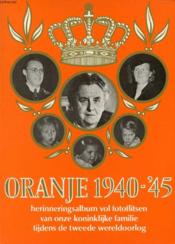 Oranje, 1940-'45 - Couverture - Format classique