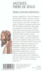Spiritualites vivantes poche - t206 - jacques, frere de jesus - Couverture - Format classique