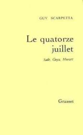 Le quatorze juillet - Couverture - Format classique