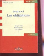 Droit Civil ; Les Obligations ; 8e Edition - Couverture - Format classique