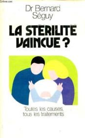 La sterilite vaincue - Couverture - Format classique