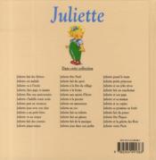 Juliette visite Paris - 4ème de couverture - Format classique
